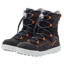 Lowa Winterstiefel Raik 2 High GTX (Veloursleder/Textil, wasserdicht) schwarz/orange Kinder