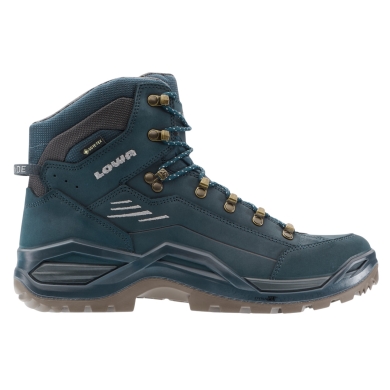 Lowa Wanderschuhe Renegade EVO Mid GTX (All-Terrain, Nubukleder, wasserdicht) navyblau/grau Herren