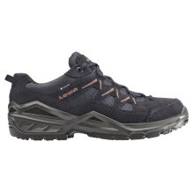 Lowa Wanderschuhe Sirkos Evo Low GTX (Veloursleder/Textil, wasserdicht) navyblau/braun Herren