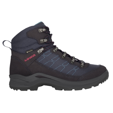 Lowa Wanderschuhe Taurus Pro Mid GTX (All-Terrain, Veloursleder/Textil, wasserdicht) 2024 navyblau Damen