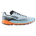 Lowa Trail-Laufschuhe Amplux 2 (Synthetik, Leichtigkeit) nebelblau/orange Herren