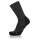 Lowa Wandersocke Crew Winter (Materialmix, hoher Tragekomfort) grau/schwarz - 1 Paar