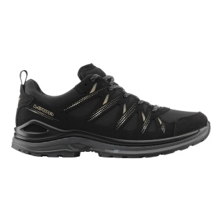Lowa Wanderschuhe Innox Evo II GTX (All-Terrain, Textil/Mikrofaser, wassderdicht) schwarz/champagner Damen