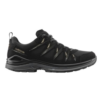 Lowa Wanderschuhe Innox Evo II GTX (All-Terrain, Textil/Mikrofaser, wassderdicht) schwarz/champagner Damen