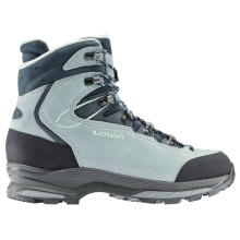 Lowa Wanderschuhe Mauria Evo LL (Nubukleder, Lederfutter) 2025 rauchblau/mintgrün Damen