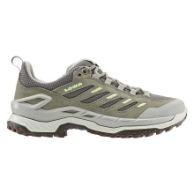 Lowa Wanderschuhe Innovo Low (All-Terrain, Veloursleder/Textil) rauchgrün/grau Damen