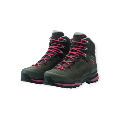Lowa Wanderschuhe Lady Light Evo GTX (Trekking, Nubukleder, wasserdicht) grau/pink Damen