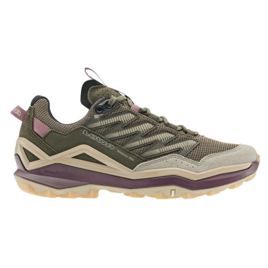 Lowa Wanderschuhe Maddox Pro Low (Fast-Hiking, Textil/Synthetik) braun/rosa Damen