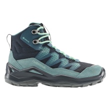 Lowa Wanderschuhe Maddox Pro Mid GTX Junior (Textil/Veloursleder, wasserdicht) navyblau/blau Kinder