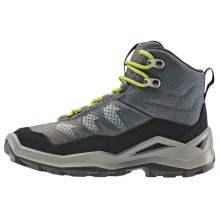 Lowa Wanderschuhe Maddox Pro Mid GTX Junior (Textil/Veloursleder, wasserdicht) schwarz/limone Kinder