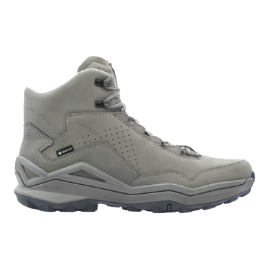 Lowa Wanderschuhe Maddox Pro LT GTX Mid (Fast-Hiking, Nubukleder, wasserdicht) grau Herren