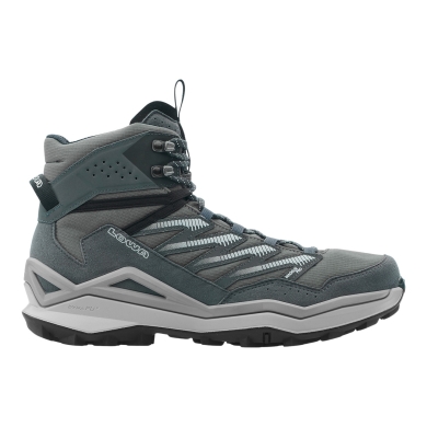 Lowa Wanderschuhe Maddox Pro LT GTX Mid (Fast-Hiking, Textil/Synthetik, wasserdicht) grau Herren