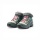 Lowa Wanderschuhe Maddox Pro Mid GTX Velcro Junior (Textil/Veloursleder, Klett­ver­schluss, wasserdicht) petrol/pink Kinder