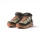 Lowa Wanderschuhe Maddox Pro Mid GTX Velcro Junior (Textil/Veloursleder, Klett­ver­schluss, wasserdicht) olivgrün/schwarz Kinder