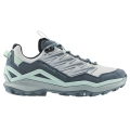 Lowa Wanderschuhe Maddox Pro Low (Fast-Hiking, Textil/Synthetik) schiefergrau/blau Damen