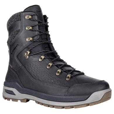 Lowa Wanderschuhe Renegade Evo Ice GTX (Winter, Glattleder, wasserdicht) navyblau/dunkelgrau Herren