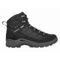 Lowa Wanderschuhe Taurus Pro Mid GTX (All-Terrain, Veloursleder/Textil, wasserdicht) 2024 schwarz Damen