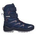 Lowa Winterstiefel Maddox Warm High GTX (Textil/Synthetik, wasserdicht) navyblau/rotholz Kinder