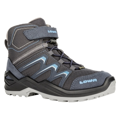 Lowa Winterschuhe Maddox Warm Mid GTX (Textil/Synthetik, wasserdicht) 2024 stahlblau Kleinkinder