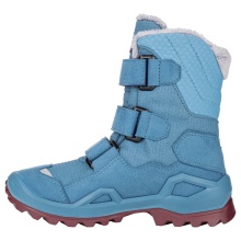 Lowa Winterschuhe Milo Evo GTX High (Textil/Synthetik, wasserdicht) türkisblau Kinder