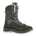 Lowa Winterstiefel Bianca High GTX (Veloursleder/Textil, wasserdicht) anthrazitgrau/champagn Kinder