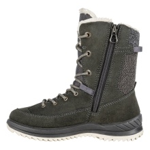 Lowa Winterstiefel Bianca High GTX (Veloursleder/Textil, wasserdicht) anthrazitgrau/champagn Kinder
