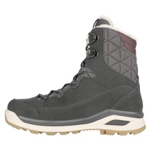 Lowa Winterstiefel Ottawa GTX (Veloursleder/Textil, wasserdicht) anthrazitgrau/altrosa Damen