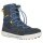 Lowa Winterstiefel Raik GTX (Veloursleder/Textil, wasserdicht) dunkelblau/jeans Kinder