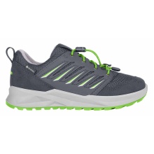 Lowa Wanderschuhe Axos GTX LO Junior (Textil/Synthetik, wasserdicht) stahlblau/limone Kinder