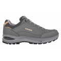 Lowa Wanderschuhe Renegade EVO LL Low (All-Terrain, Nubuklede) graphitgrau/aprikose Damen