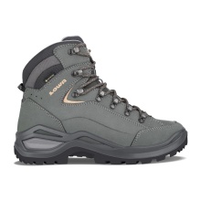 Lowa Wanderschuhe Renegade Evo Mid GTX (All-Terrain, Nubukleder, wasserdicht) 2025 graphitgrau/aprikose Damen