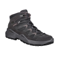 Lowa Wanderschuhe Sirkos Evo Mid GTX (Veloursleder/Textil, wasserdicht) graphitgrau/altrosa Damen