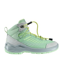 Lowa Wanderschuhe Zirrox II GTX MID Junior (Multifunktion, wasserdicht) rauchgrün/mint Kleinkinder