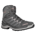Lowa Wander-Travelschuhe Innox Pro Mid GTX (All-Terrain, Synthetik/Textil, wasserdicht) 2025 anthrazitgrau/rose Damen