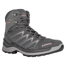 Lowa Wander-Travelschuhe Innox Pro Mid GTX (All-Terrain, Synthetik/Textil, wasserdicht) 2025 anthrazitgrau/rose Damen