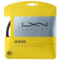Luxilon Tennissaite 4G Black 1.25 (Haltbarkeit+Power) schwarz 12m Set