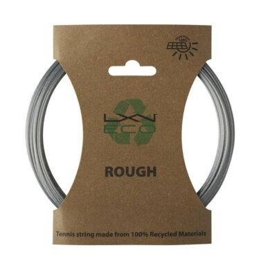 Luxilon Tennissaite Eco Rough 1.25 (Spin+Haltbarkeit) grau 12m Set