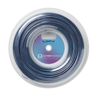 Luxilon Tennissaite Alu Power 1.25 (Haltbarkeit+Power) ozeanblau 220m Rolle