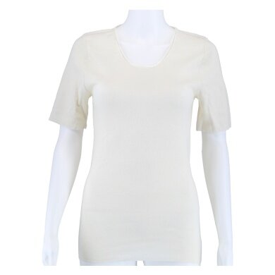 Medima Unterwäsche Shirt (Angora und Wolle) Kurzarm weiss Damen (Gr. S-L)