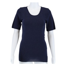 Medima Unterwäsche Shirt (Angora und Wolle) Kurzarm blau Damen (Gr. S-L)