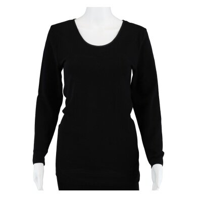 Medima Unterwäsche Langarmshirt (Angora und Wolle) schwarz Damen (Gr. S-L)