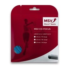 MSV Tennissaite Co Focus (Haltbarkeit+Kontrolle) hellblau 12m Set