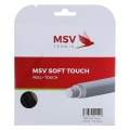 MSV Tennissaite Soft Touch (Touch+Komfort) schwarz 12m Set
