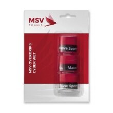 MSV Overgrip Cyber Wet 0.6mm (Schweissabsorption/Haltbarkeit) rot 3er