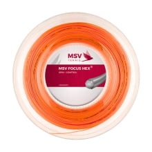 MSV Tennissaite Focus Hex (Haltbarkeit+Spin) orange 200m Rolle