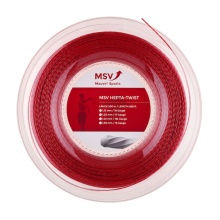 MSV Tennissaite Hepta Twist (Haltbarkeit+Spin) rot 200m Rolle