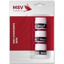 MSV Overgrip Skin perforiert 0.5mm (Schweissabsorption/Griffigkeit) weiss 3er