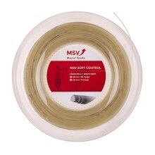 MSV Tennissaite Soft Control (Allround+Touch) natur 200m Rolle
