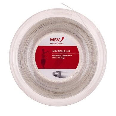 MSV Tennissaite Spin Plus 1.30 (Allround+Spin) natur 200m Rolle