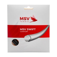 MSV Tennissaite Swift (Kontrolle+Spannungskonstanz) schwarz 12m Set